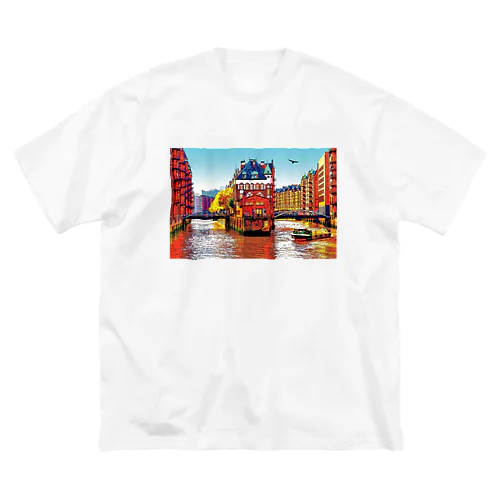 ドイツ ハンブルクの倉庫街 Big T-Shirt