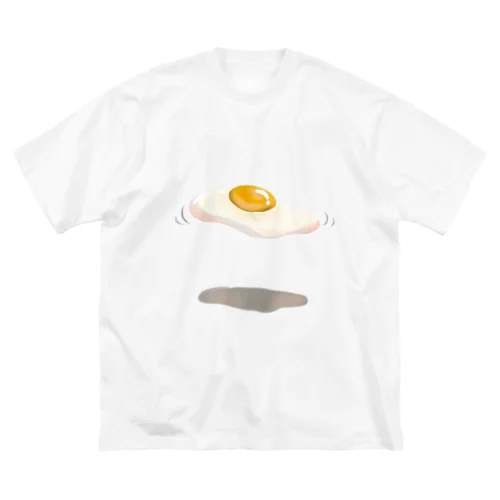 ホバリング目玉焼き ビッグシルエットTシャツ