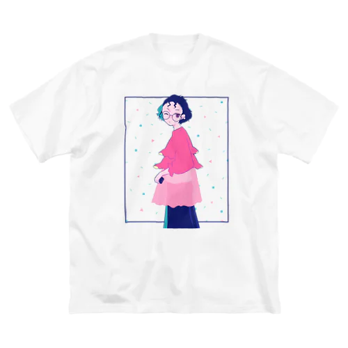 ぴんく Big T-Shirt