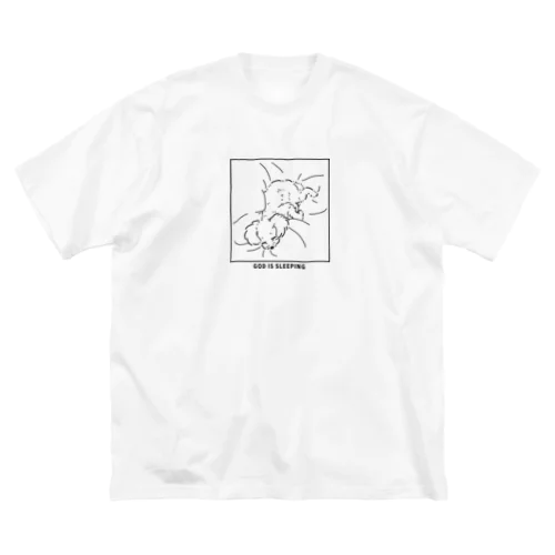 寝ているトイプードル Big T-Shirt