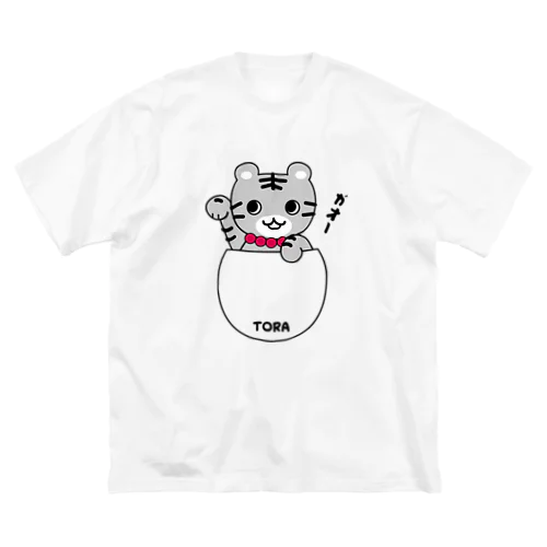 トラ ビッグシルエットTシャツ