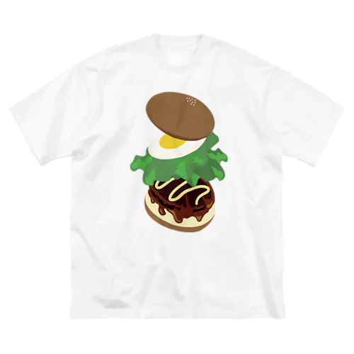 てりたまバーガー ビッグシルエットTシャツ