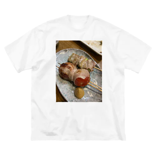 焼き鳥が大好きなんだ！ ビッグシルエットTシャツ