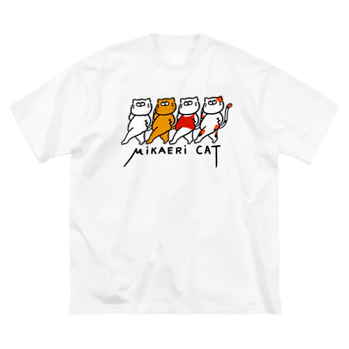 見返りCAT ビッグシルエットTシャツ