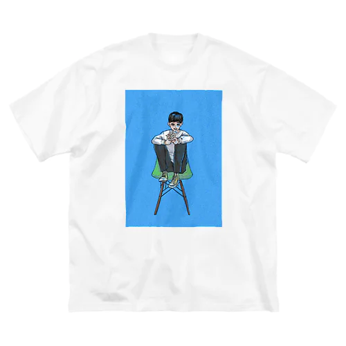 青年と椅子 Big T-Shirt