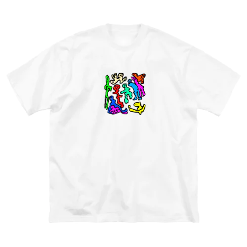 ハスダクリーチャー002 ビッグシルエットTシャツ