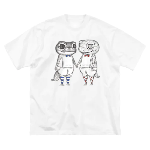 ナメハダタマオヤモリさんとオニタマオヤモリさん Big T-Shirt