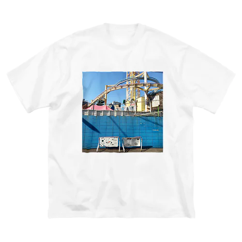 休園日遊園地 ビッグシルエットTシャツ