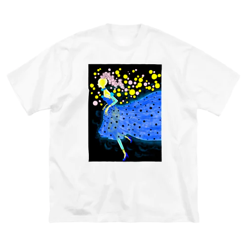 星のスポットライト ビッグシルエットTシャツ