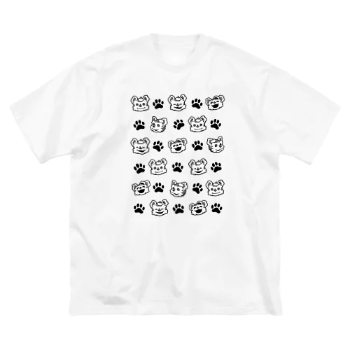 イヌ&足跡 Big T-Shirt