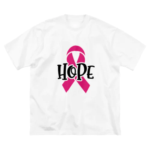 Breast Cancer HOPE  乳がんの希望 ビッグシルエットTシャツ