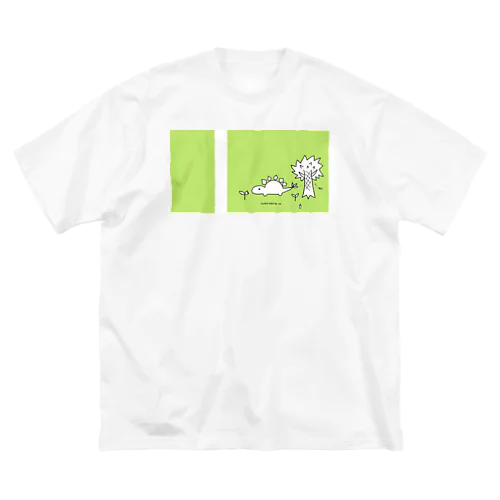 ステゴサウルスのお食事(カラーＶｅｒ．) Big T-Shirt