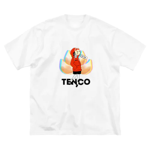 TENCOちゃん 天狐ver.（黒ロゴ） Big T-Shirt