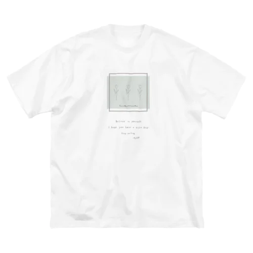 babygray* mintgreen ビッグシルエットTシャツ