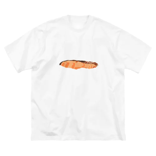 salmon ビッグシルエットTシャツ