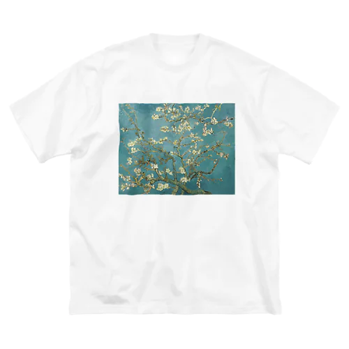 ゴッホ / 花咲くアーモンドの木の枝(1890) ビッグシルエットTシャツ