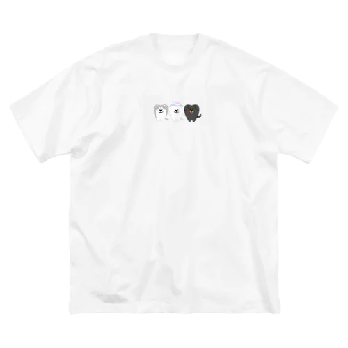 3匹のけんしんくん ビッグシルエットTシャツ