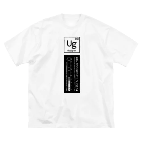 UG001 Chemical symbol ビッグシルエットTシャツ