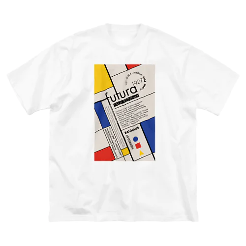 Futura Typography Design  ビッグシルエットTシャツ