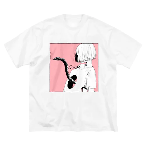 curse ビッグT White/Black Big T-Shirt