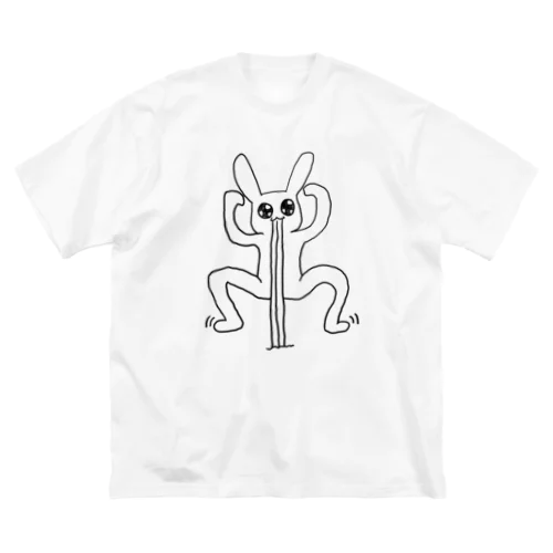 前歯で浮くウサギ Big T-Shirt