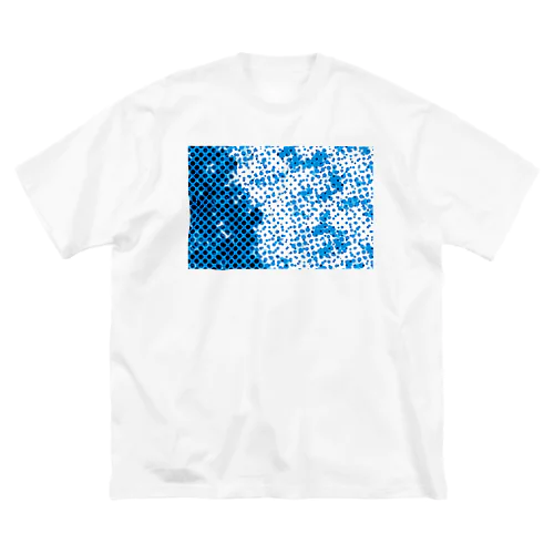 青ドット Big T-Shirt