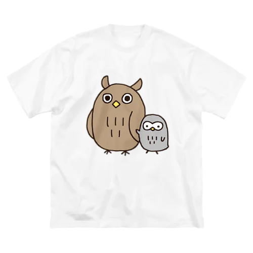 ふくろうふーさんとくーちゃん Big T-Shirt