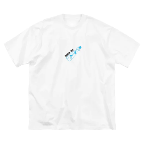 bottle ice ビッグシルエットTシャツ