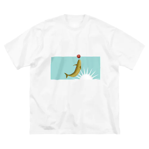 バナナごんどうくじら ビッグシルエットTシャツ