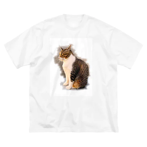 「ツンデブ猫」ラテさんグッズ Big T-Shirt