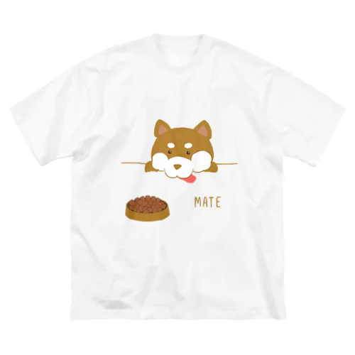 おあずけ犬 ビッグシルエットTシャツ