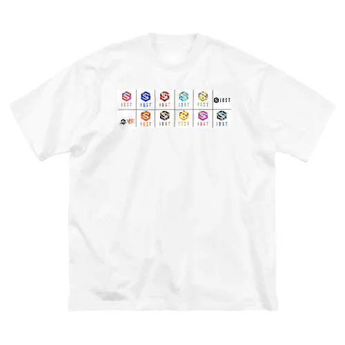 IOST【迷彩ロゴ】カラフルデザイン Big T-Shirt