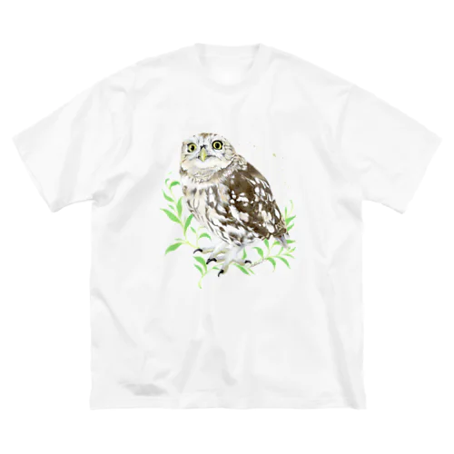 コキンメフクロウさん ビッグシルエットTシャツ