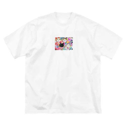 猫あつめ Big T-Shirt