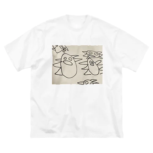 no2.にょいーん ビッグシルエットTシャツ