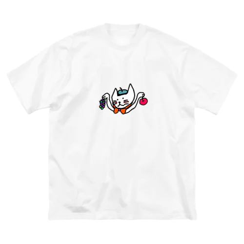 Neconeko フルーツ ビックシルエットTシャツ Big T-Shirt