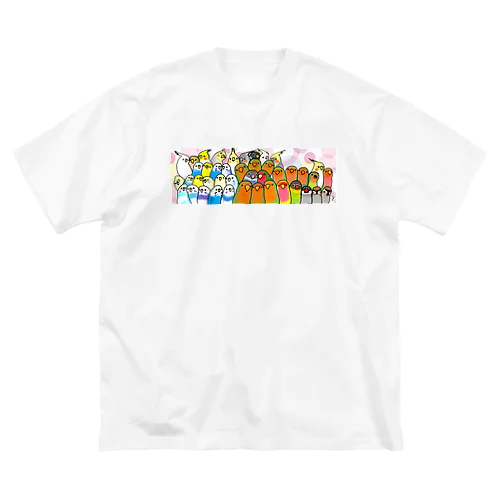 鳥さん大集合 Big T-Shirt