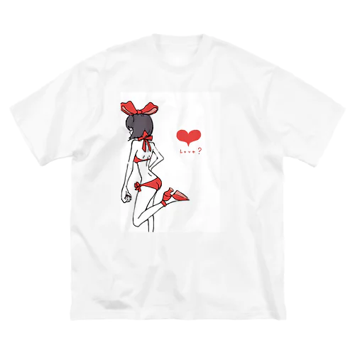 ハートガールちゃん ビッグシルエットTシャツ