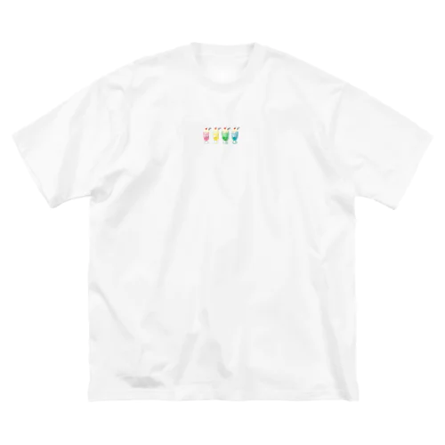 4色クリームソーダ Big T-Shirt