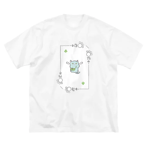 にゃんこトランプ♧(つばさ猫さん) ビッグシルエットTシャツ