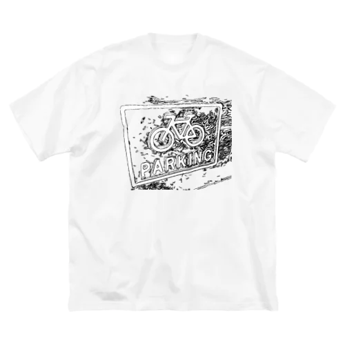 PARKING（モノクロver.） Big T-Shirt