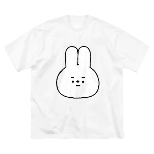 量産うさぎ まゆげ ver.ホワイト Big T-Shirt