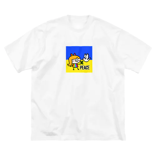 PEACE ビッグシルエットTシャツ