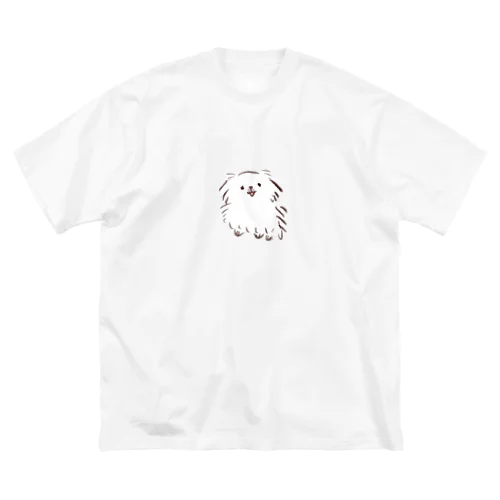 ペキニーズのぼぶちゃ：？顔（LINEスタンプ絵） Big T-Shirt