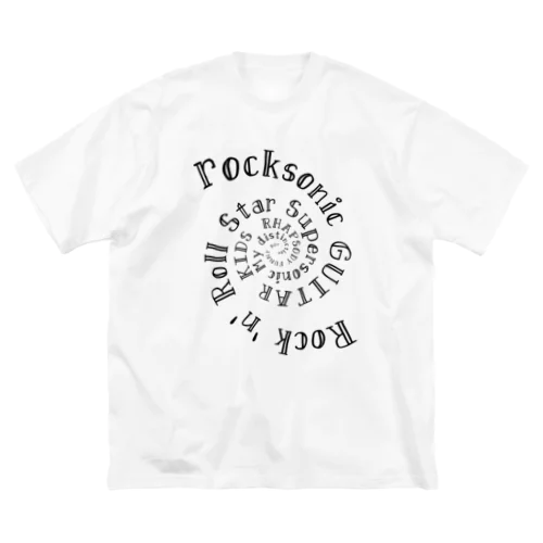 渦巻きLOGO（黒Logo ver） ビッグシルエットTシャツ