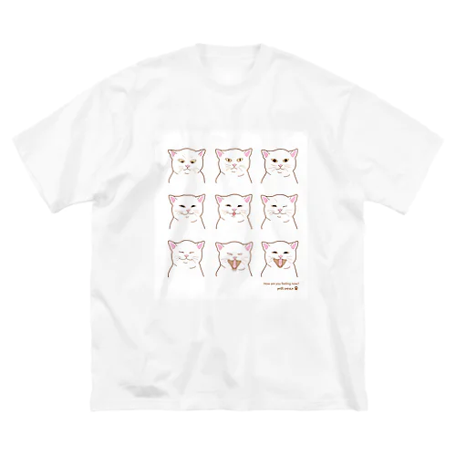 白猫9 ビッグシルエットTシャツ