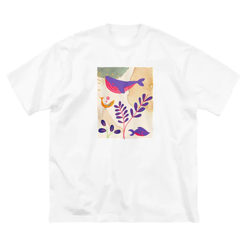 海と陸 ビッグシルエットTシャツ