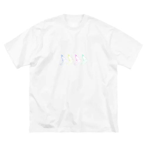 かにかに（ごめんね4カラー） ビッグシルエットTシャツ