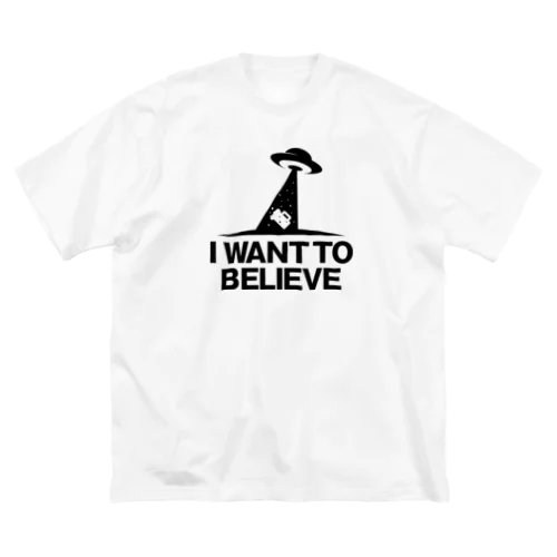 I WANT TO BELIEVE ビッグシルエットTシャツ