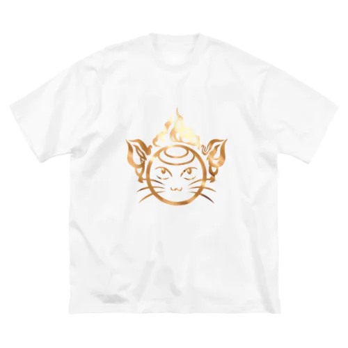 宝珠っぽい猫 ビッグシルエットTシャツ